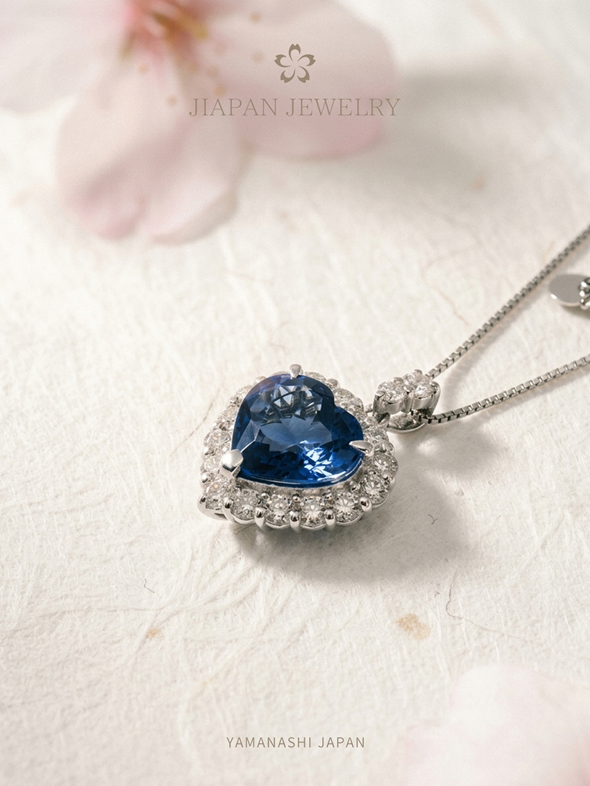 2.375ct 天然蓝宝石项链 | 日本藏家级传承系列