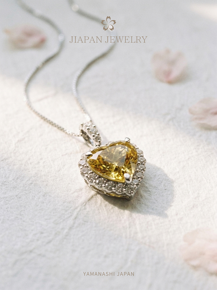 5.38ct 天然榍石钻石项链 | 日本藏家级传承系列