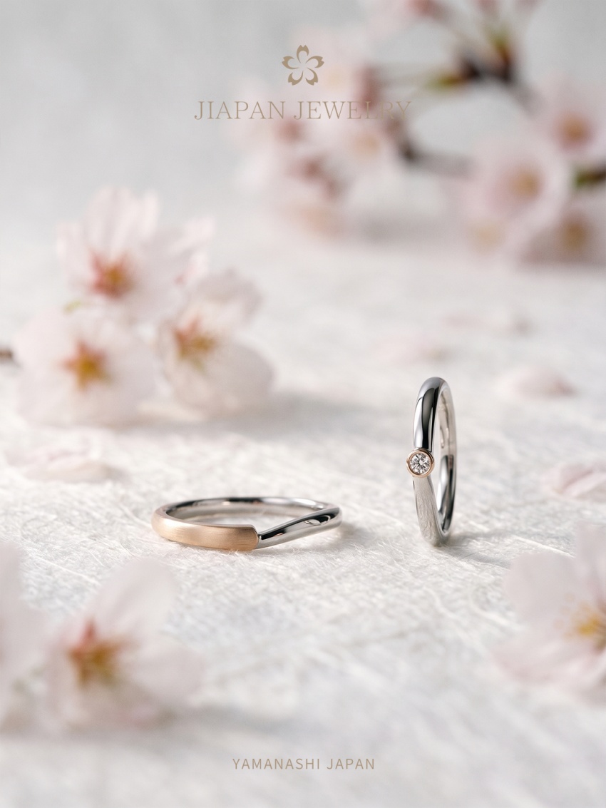 日系结婚对戒 结婚戒指 女士婚戒 CN411L